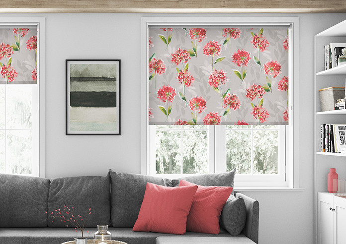 Floral (Blackout), Autumn - Twist&Fit Roller Blind - Image 3